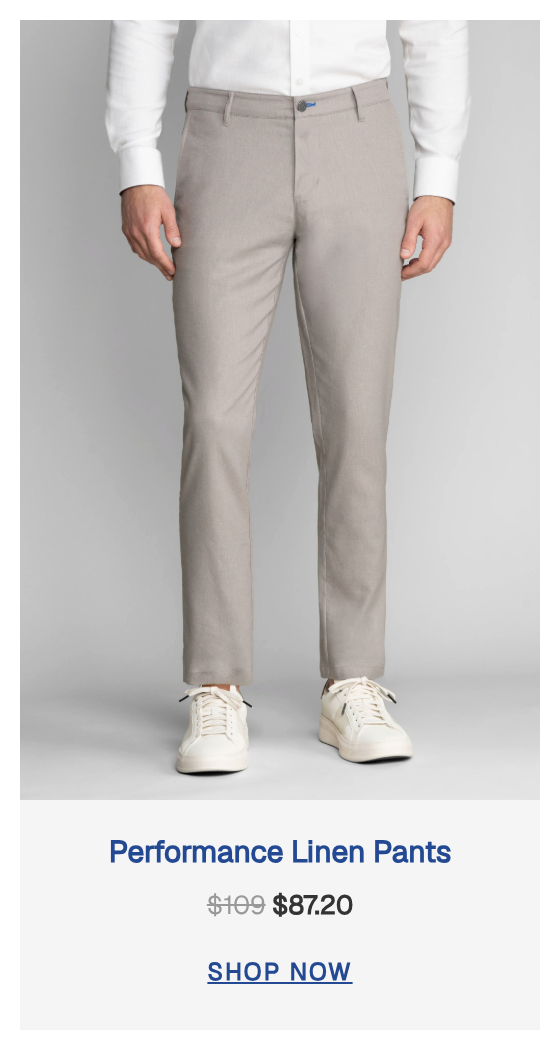 Performance Linen Pants