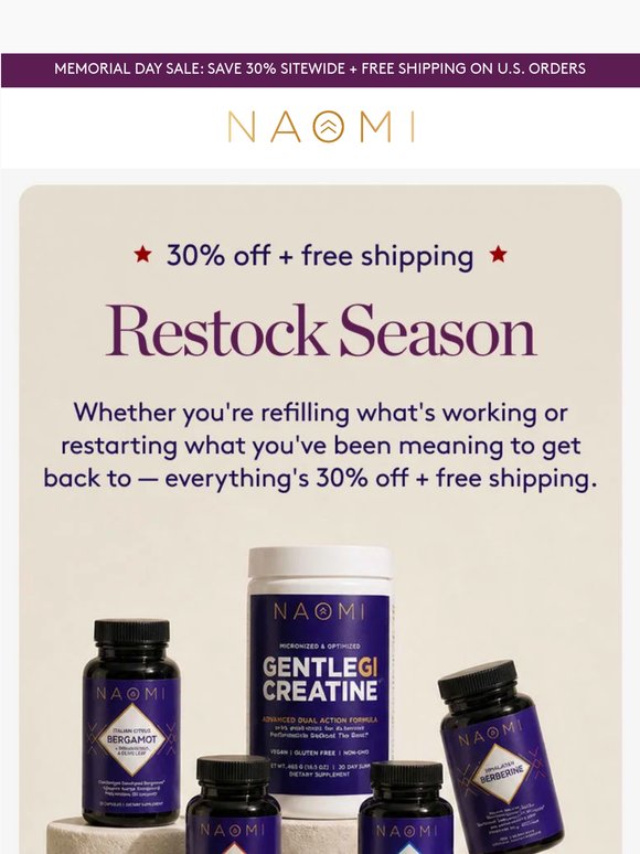 Your routine works. Keep it that way.