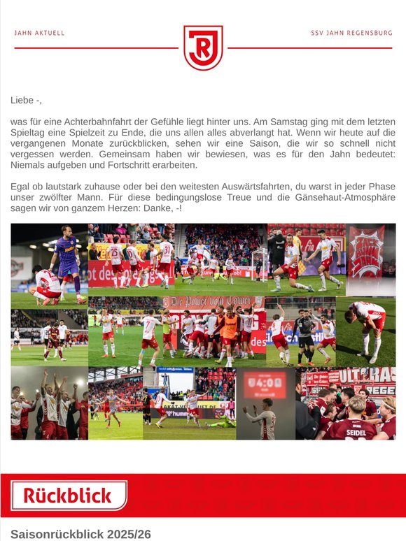 Jahn Aktuell | Saisonrückblick 2025/26 🔴⚪