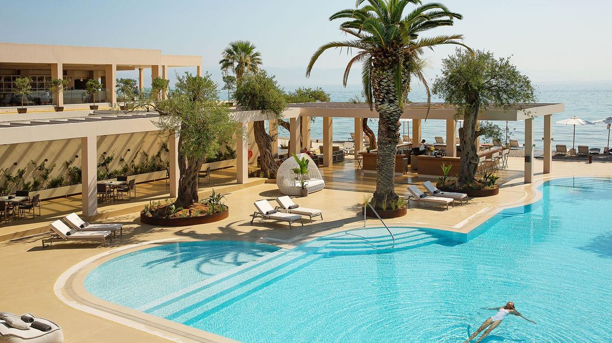 Corfu Adults-Only Beachfront Suites with Daily Breakfast, Daily Cocktails & Nightly Dinner