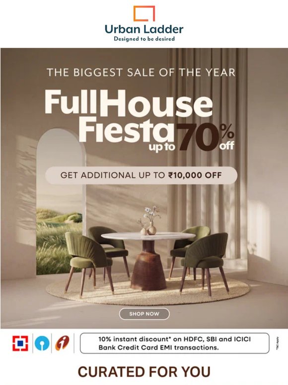 Bring home your favourites with up to 70% off 🎉