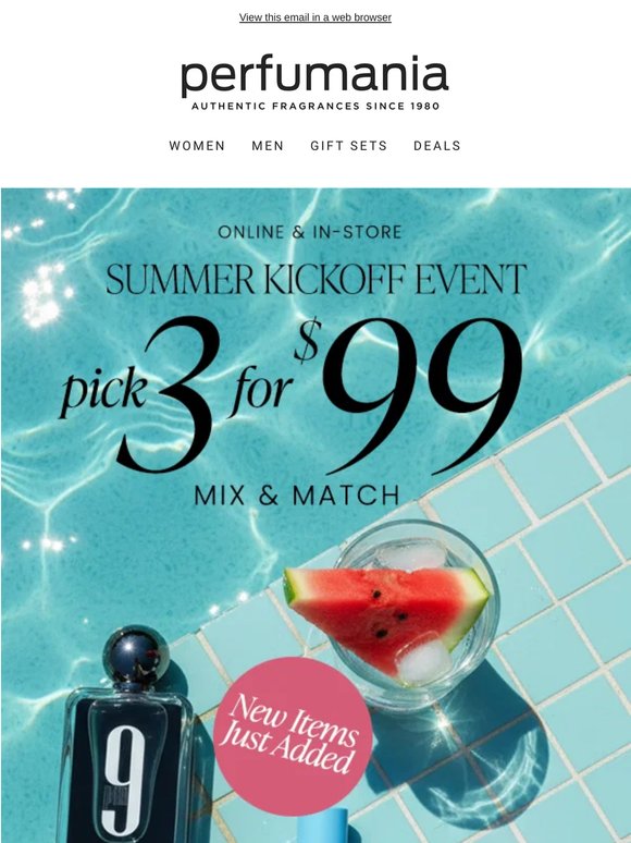 ☀️ Summer Kickoff: Pick 3 for $99