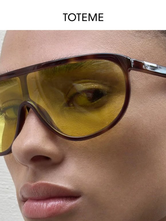 New Shield aviator sunglasses