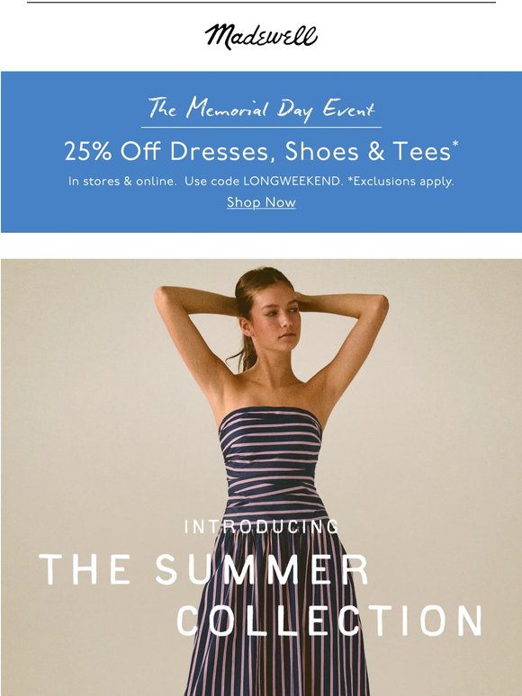 New arrivals made for summer