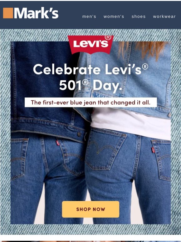 It's Levi's® 501® Day 👖