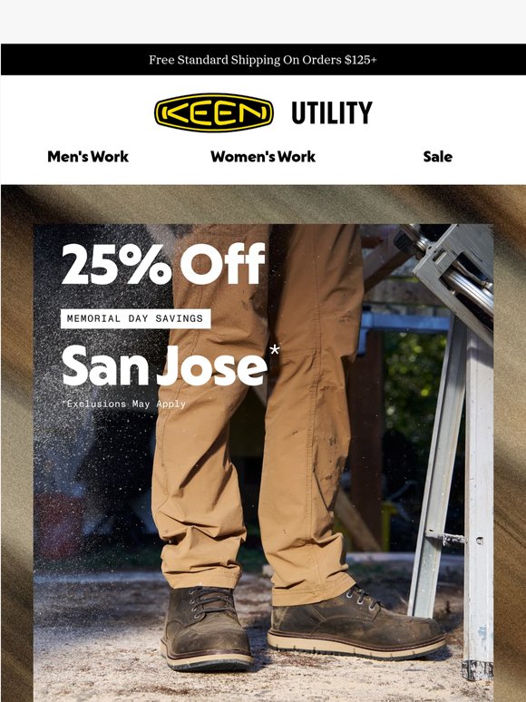 San Jose work boots at 25% Off