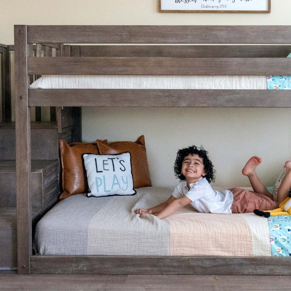 Boys Room with Grey Bunk Bed