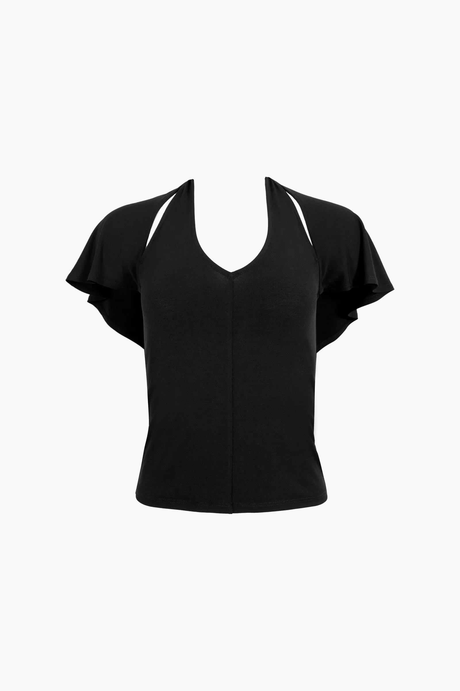 Image of BELLINI TOP IN BLACK