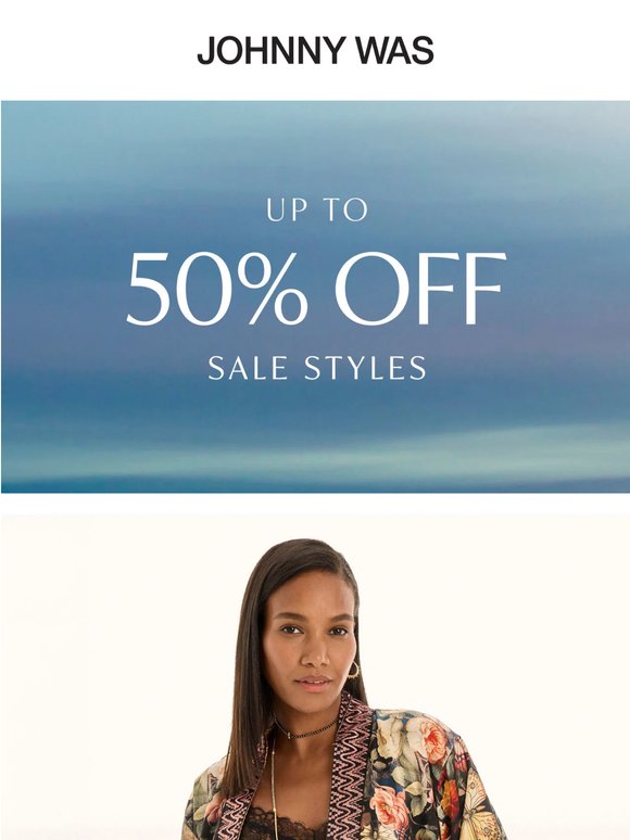 BIG News: 50% Off Sale Styles