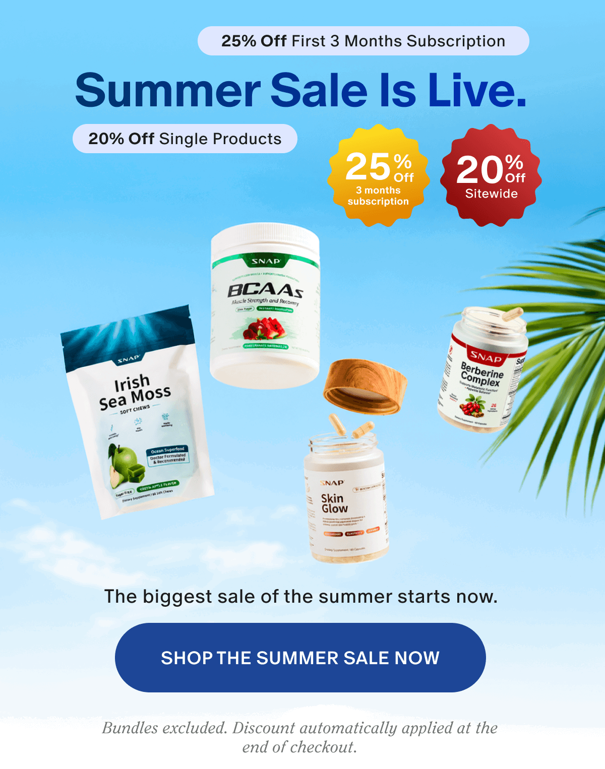 Summer Sale is live.