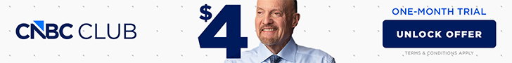 Join the CNBC Investing Club for $4 for a 1-month trial