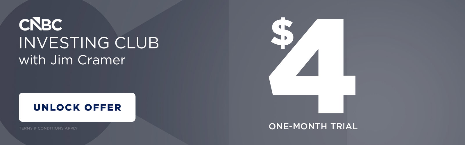 CNBC Investing Club Sale - Join Jim Cramer for $4