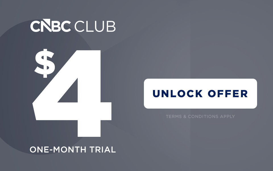 CNBC Investing Club Sale - Join Jim Cramer for $4
