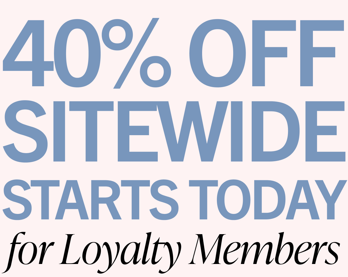 40% Off Sitewide