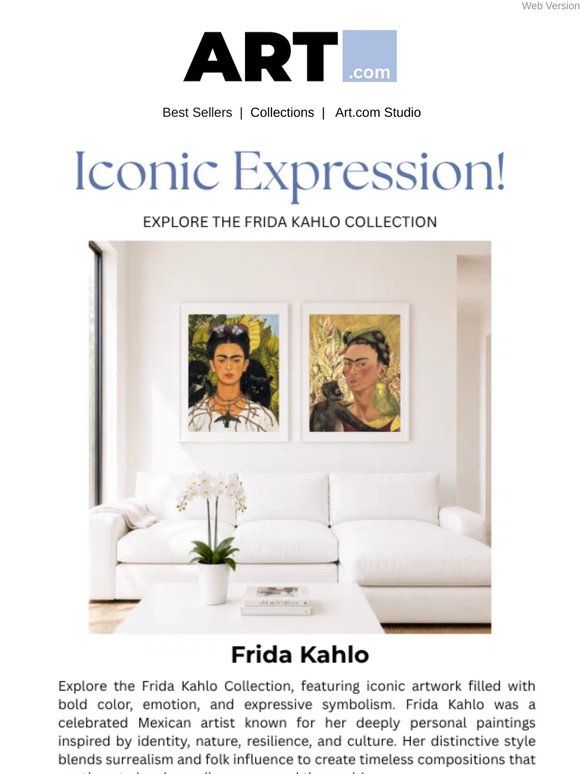 Iconic Expression with Frida Kahlo