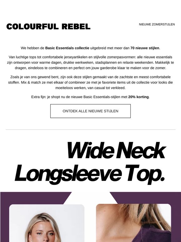 Nu nog meer nieuwe stijlen online 🌸🛍️✨