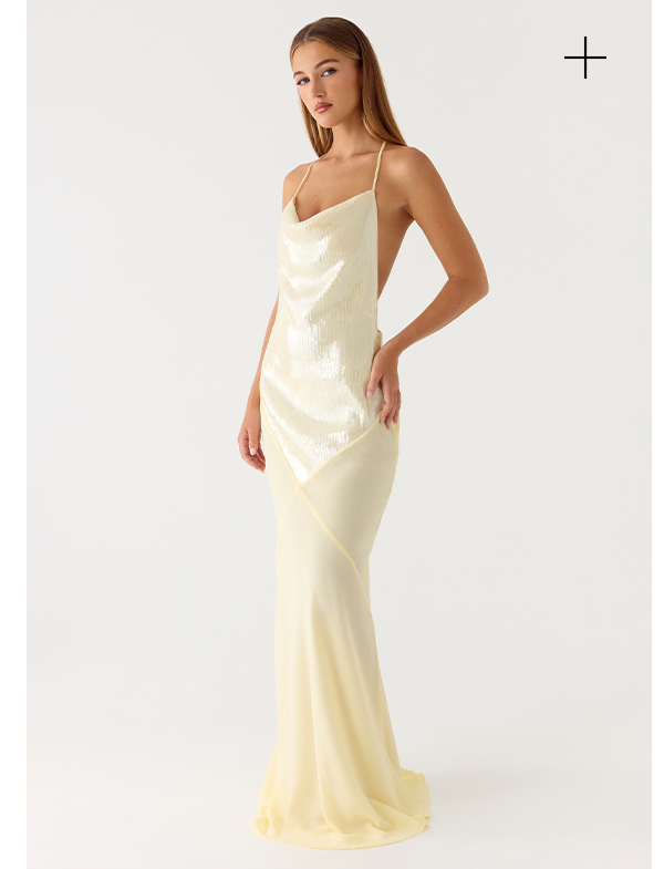 Cleodora Maxi Dress — Yellow