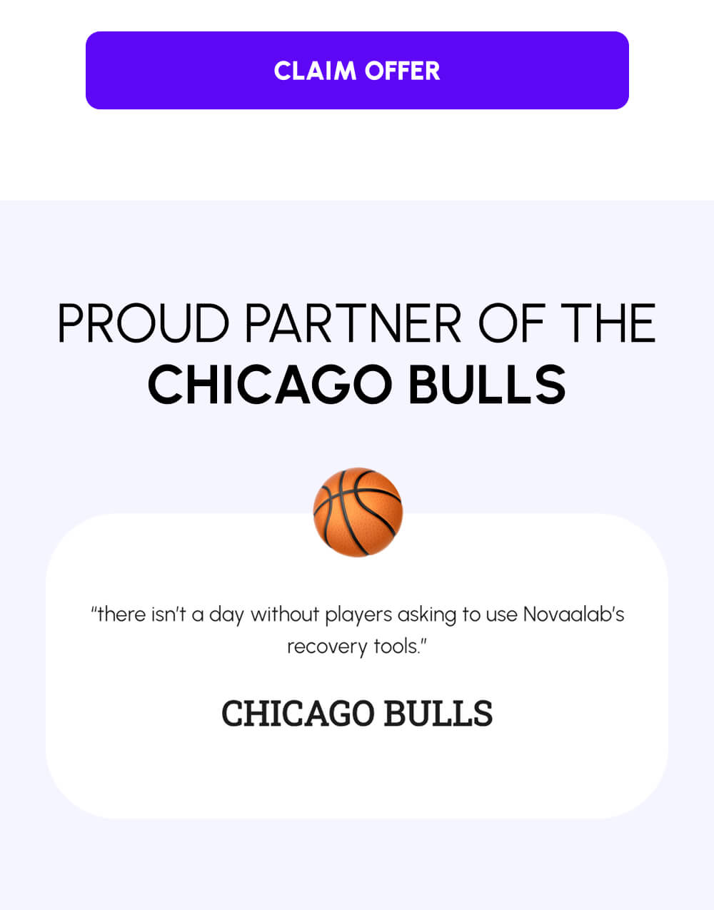 [CLAIM OFFER] | Proud Partner of the Chicago Bulls