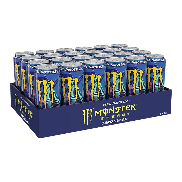 24 x Monster Energy 50 cl Full Throttle Zero Sugar 