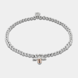 Nature's Wonder Sterling Silver Honey Bee Affinity Bracelet