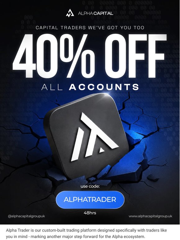 Introducing our own trading platform – Alpha Trader