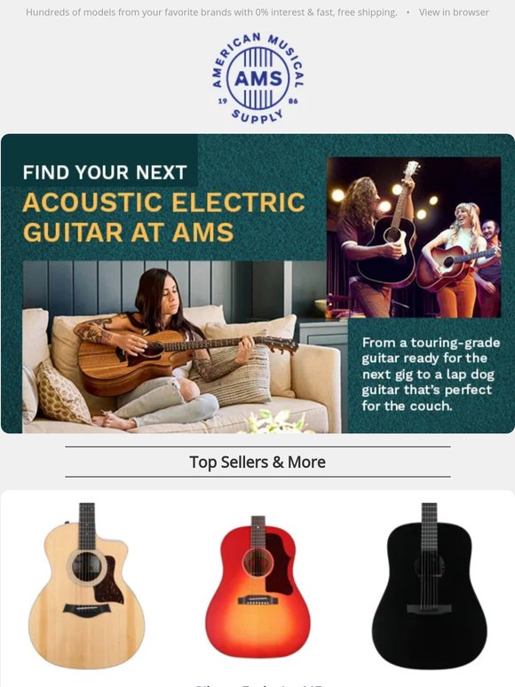 Choose Your Next Acoustic Electric Guitar