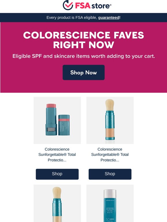See what's FSA eligible & trending