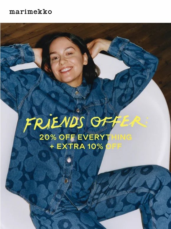 This denim is rarely on sale