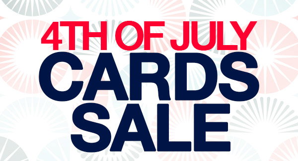 4th of July Cards Sale