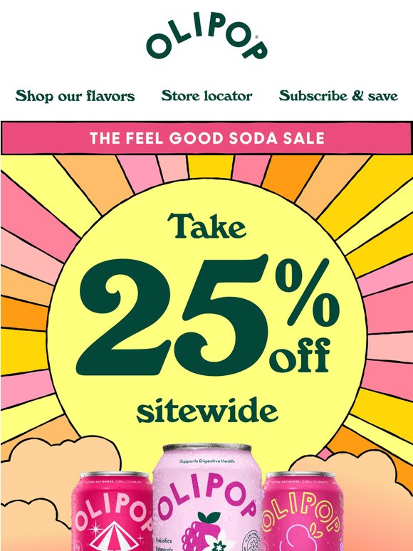 25% Off Sitewide! 🚨