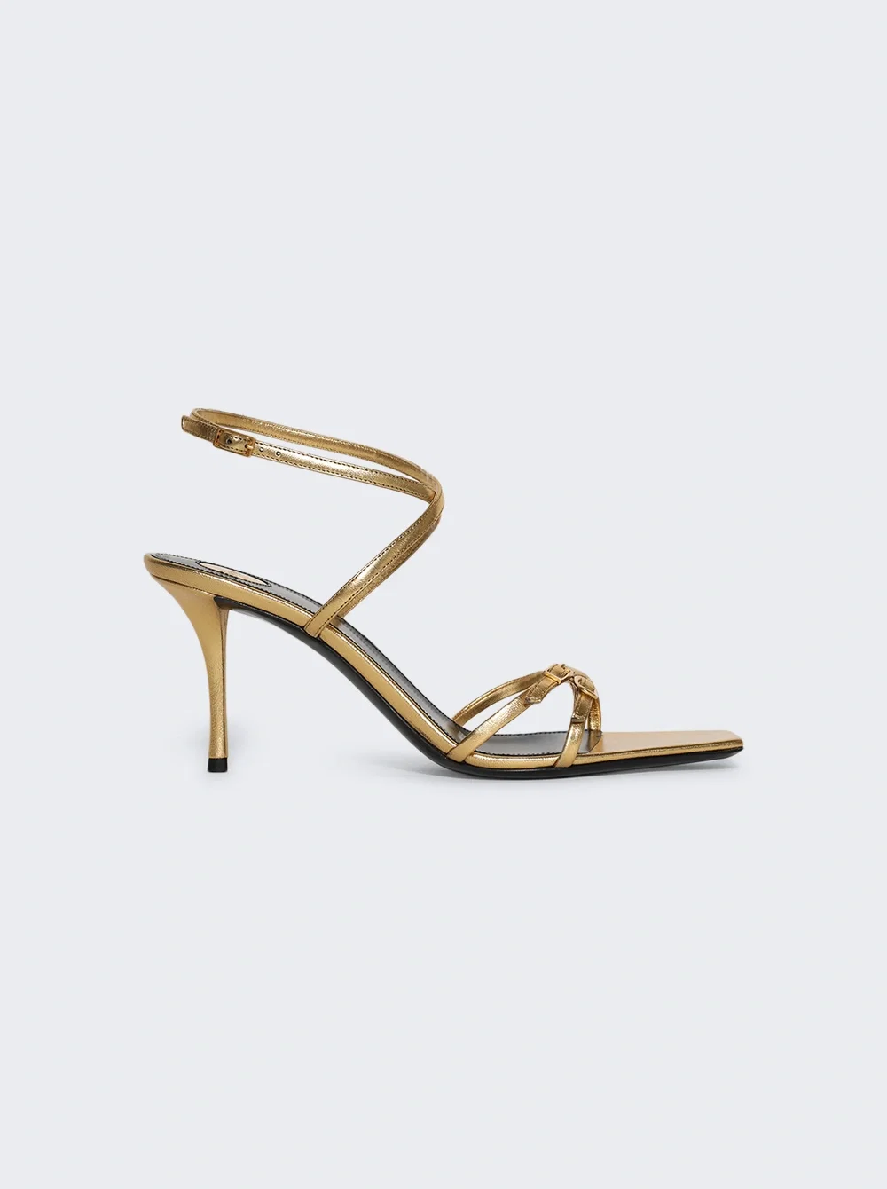 Image of Lydia 75 Spiros Sandal Metal Moon Gold