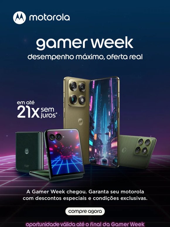 Gamer Week: ofertas especiais para elevar sua experiência
