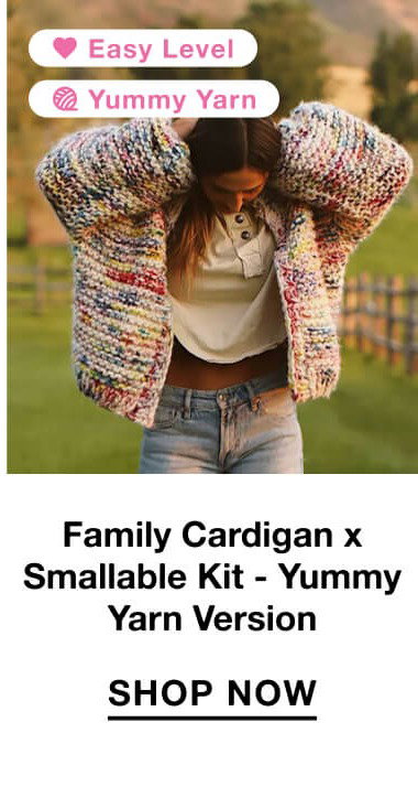 Simone Cardigan Kit Spring Flowers Edition - Yummy Yarn Version 1