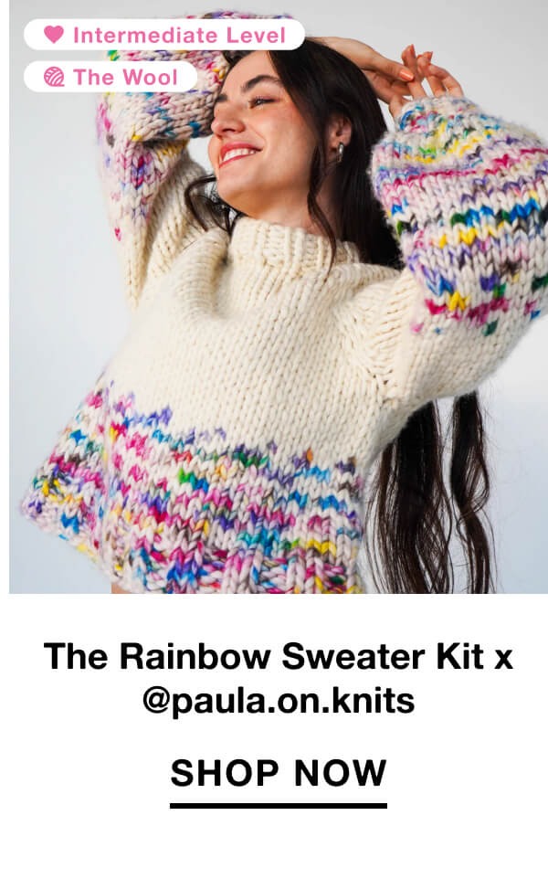  The Rainbow Sweater Kit x @paula.on.knits