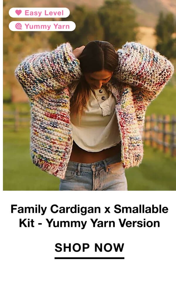  Simone Cardigan Kit Spring Flowers Edition - Yummy Yarn Version