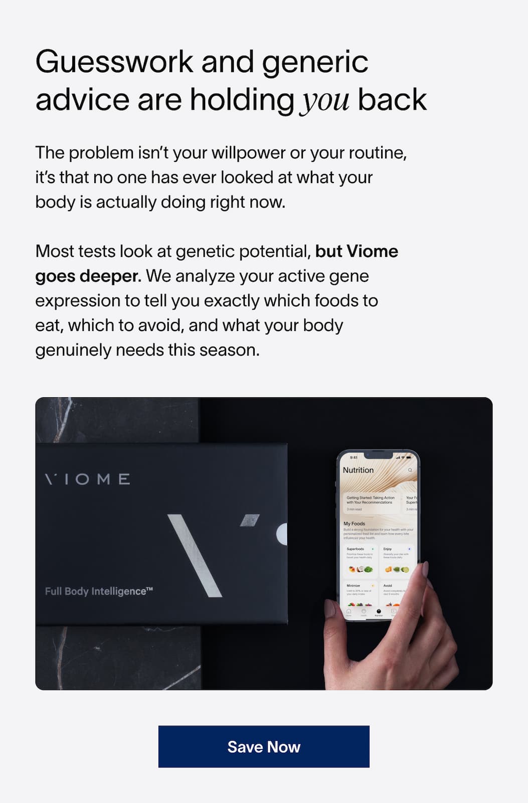  Guesswork and generic advice are holding you back - The problem isn’t your willpower or your routine, it’s that no one has ever looked at what your body is *actually* doing right now.