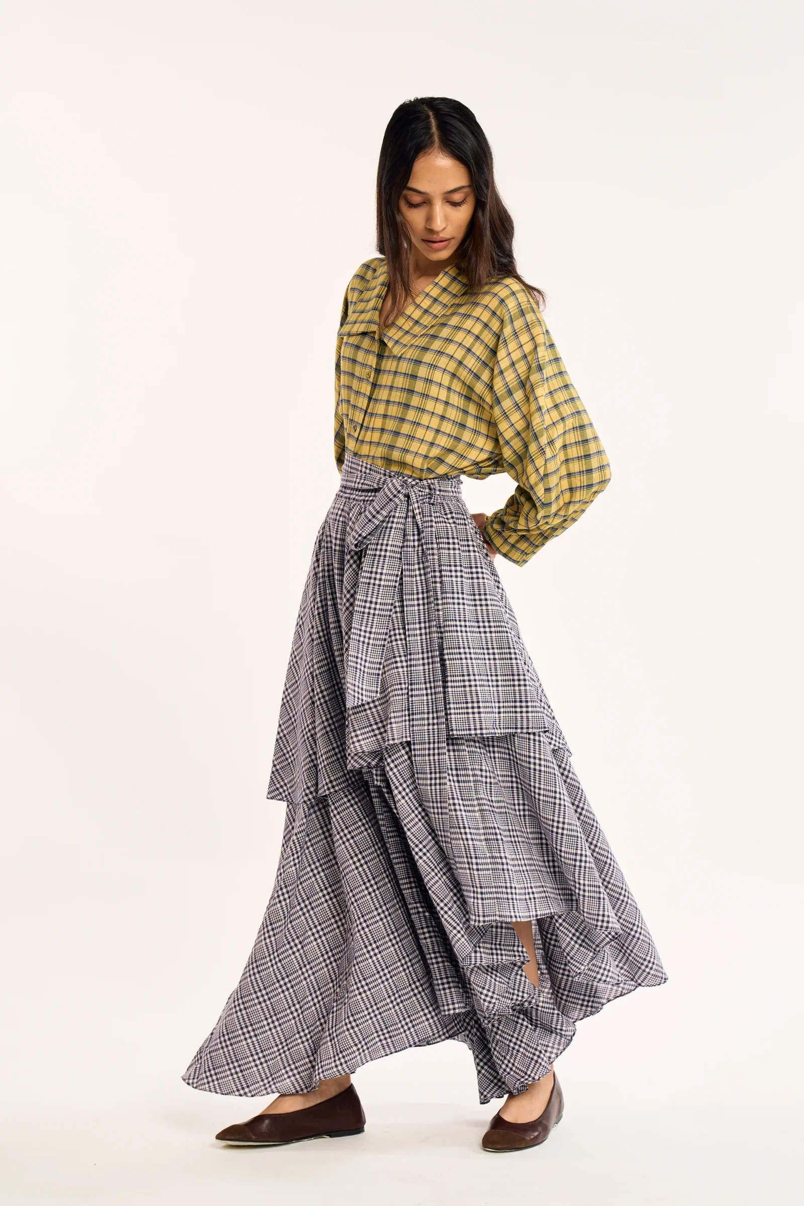 Image of CIRCA SKIRT | KELP CHEX
