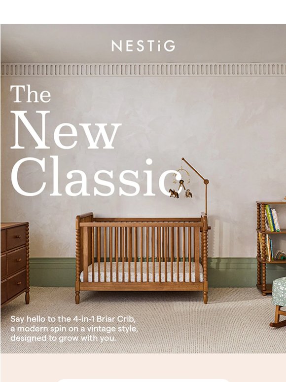 New In! 4-in-1 Briar Crib