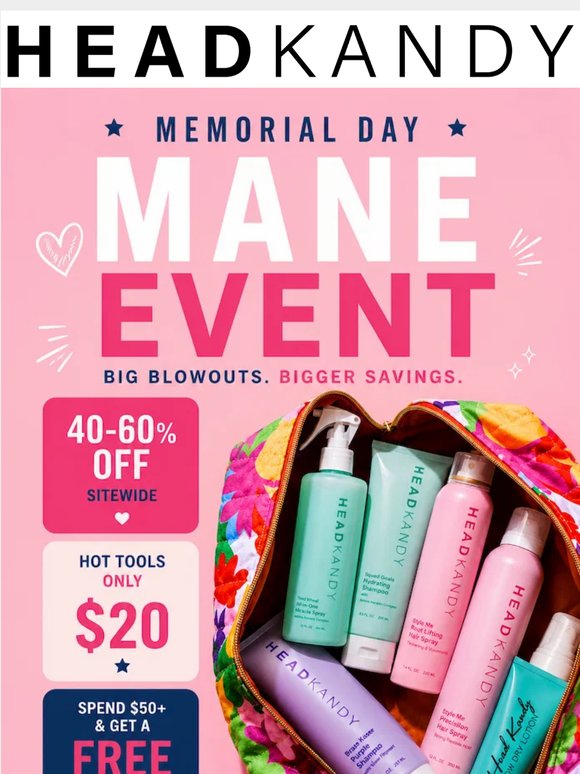 Memorial Day Mane Event is Here ☀️🏖️