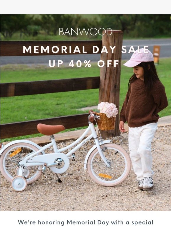 Don’t Miss the Memorial Day Sale!
