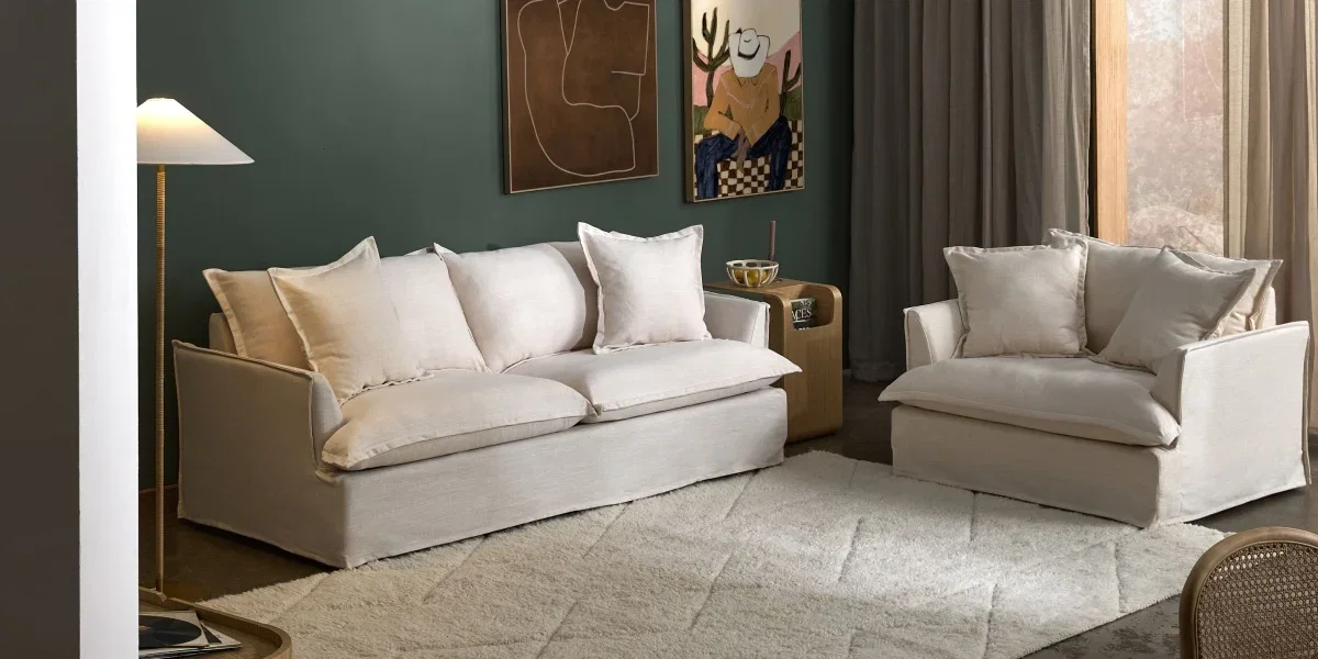 Softy Premium Oversized SIipcover Armchair