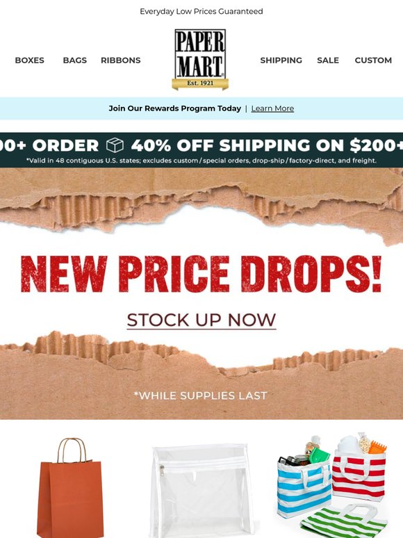 New Sale Items & Memorial Day Savings!