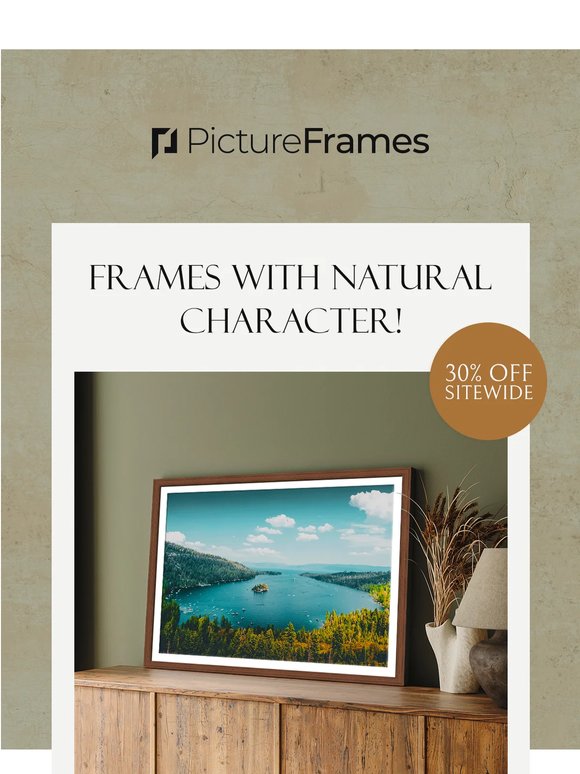 Bring Home Rustic Charm and save 30%
