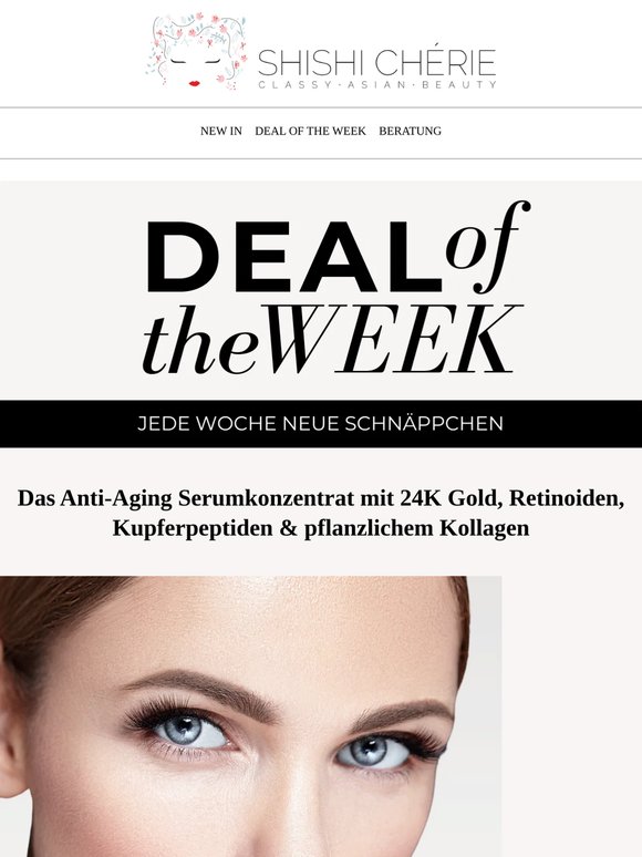 Deal der Woche: 20% auf das Serumkonzentrat mit 24K Gold & Retinoiden von SOROSE Aura