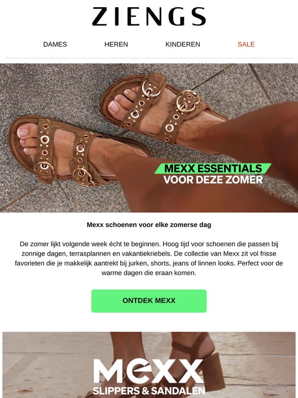 Mexx schoenen voor zomerse dagen ☀️
