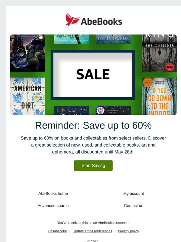 Start saving - sale ends soon!