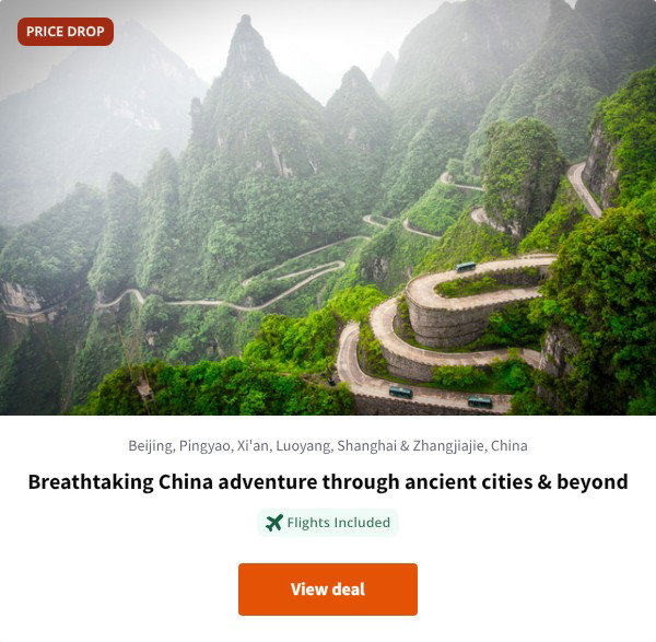 Breathtaking China adventure through ancient cities & beyond