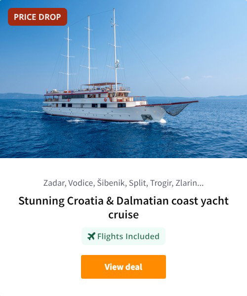 Stunning Croatia &amp; Dalmatian coast yacht cruise