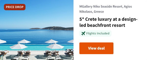 5* Crete luxury at a design-led beachfront resort