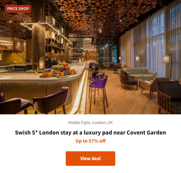 Swish 5* London stay at a luxury pad near Covent Garden